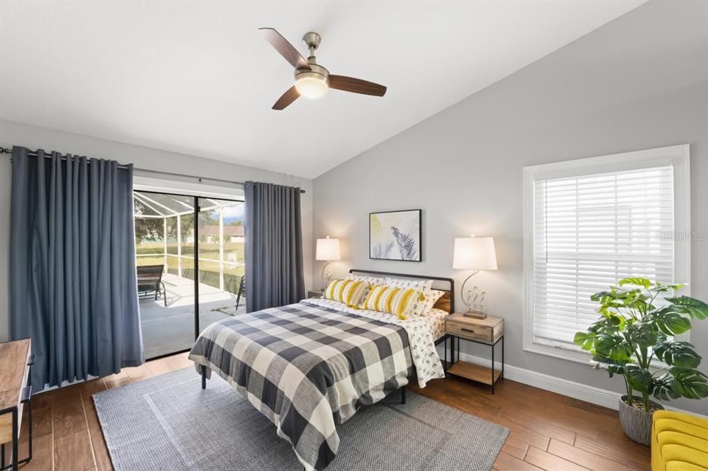 Bedroom, Interior, Wood Texture Flooring