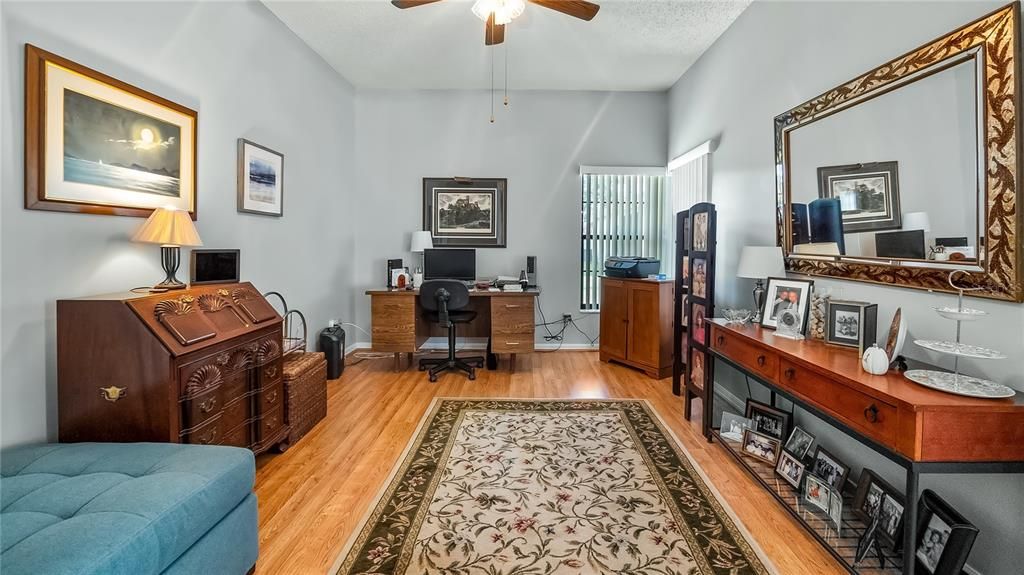 Home Office, Interior, Wood Texture Flooring