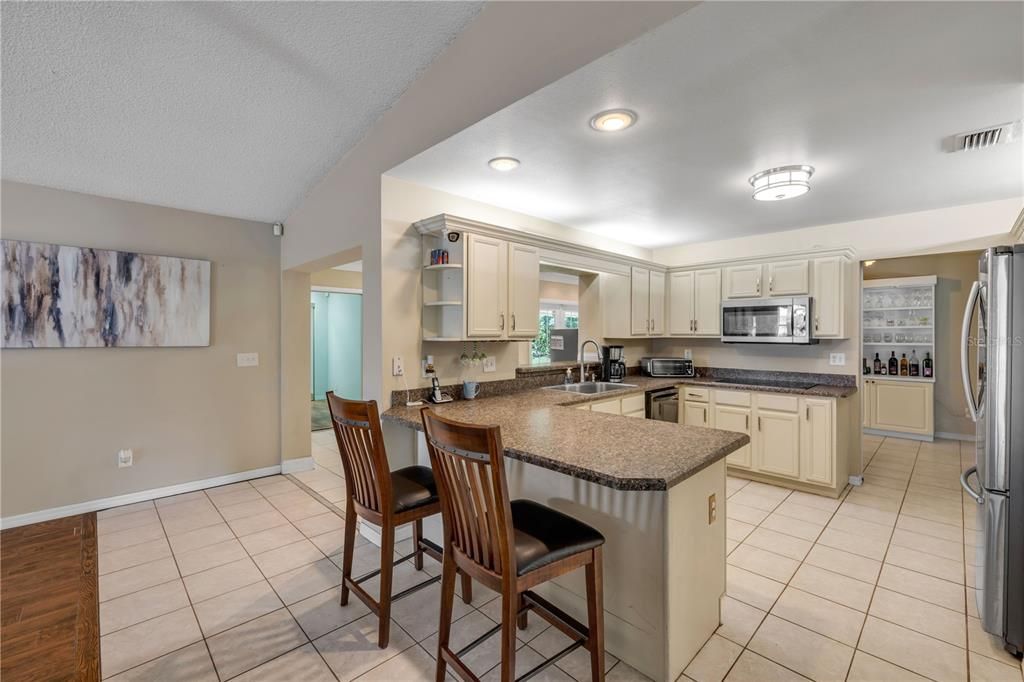 Interior, Kitchen, Recessed Lighting, Stainless Steel Appliances