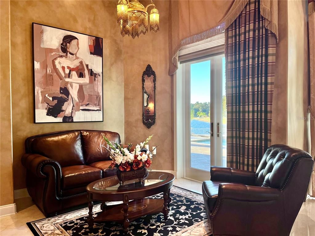 Chandelier, Interior, Living room, Water