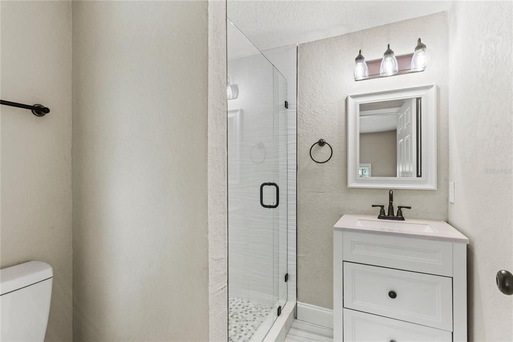 Bathroom, Glass Shower, Interior