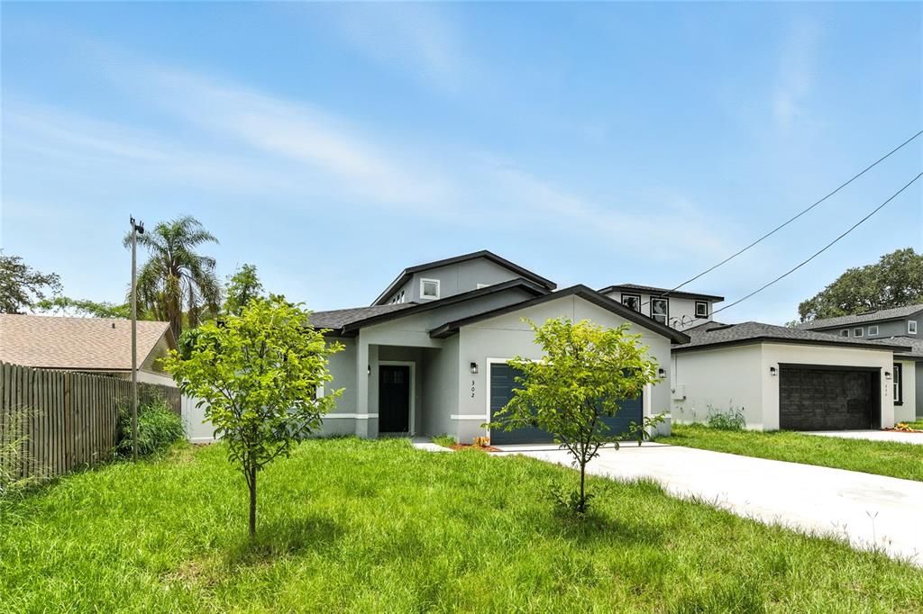 Attached, Backyard, Exterior, Facade, Ranch