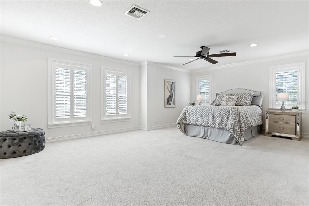 Bedroom, Interior, Recessed Lighting