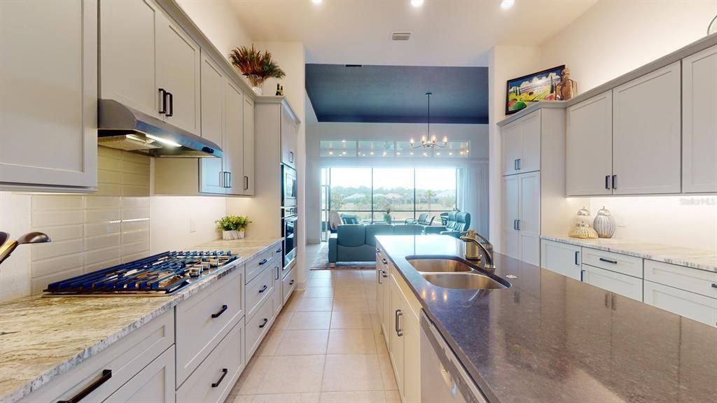 Chandelier, Interior, Kitchen, Recessed Lighting