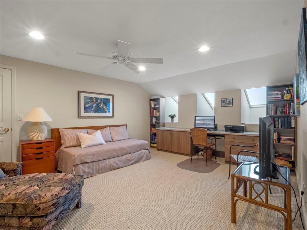 Home Office, Interior, Recessed Lighting
