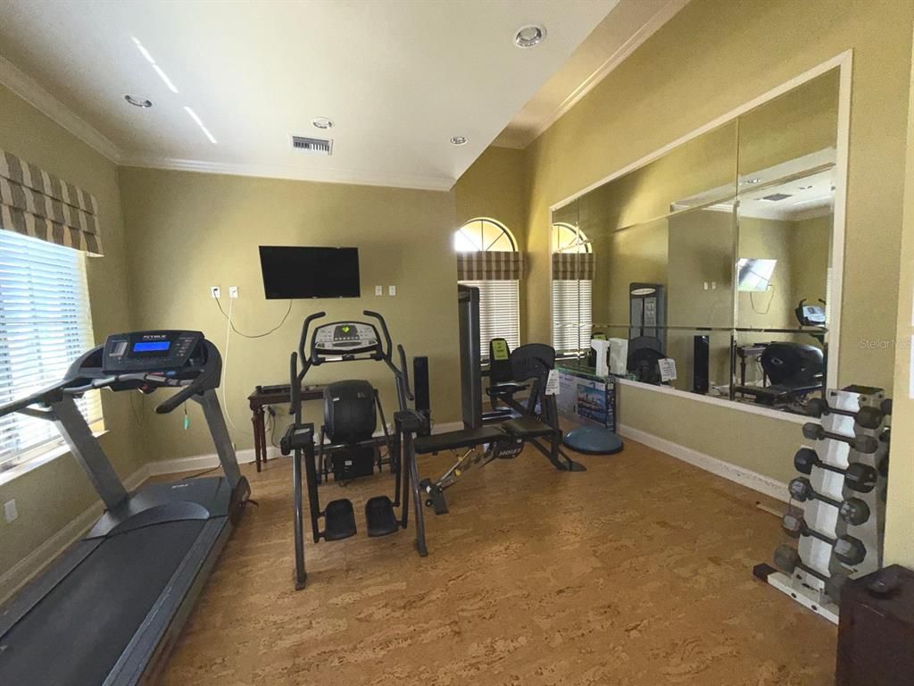 Fitness Equipment, Interior, Recessed Lighting