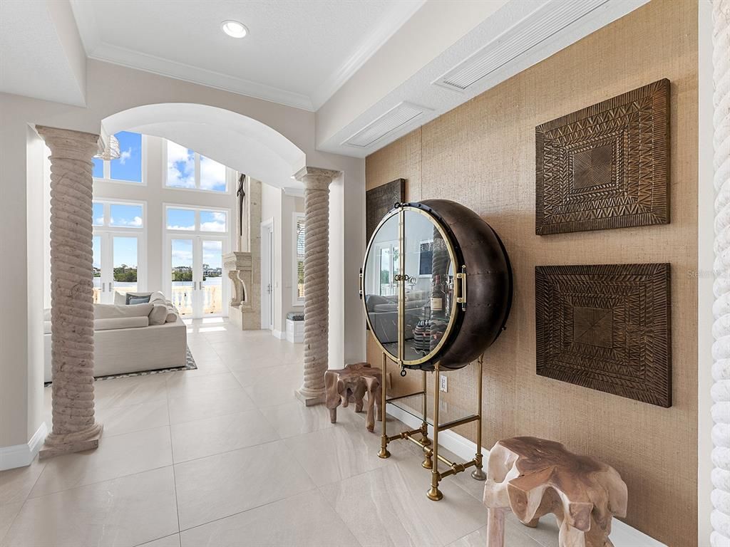 Interior, Living room, Recessed Lighting