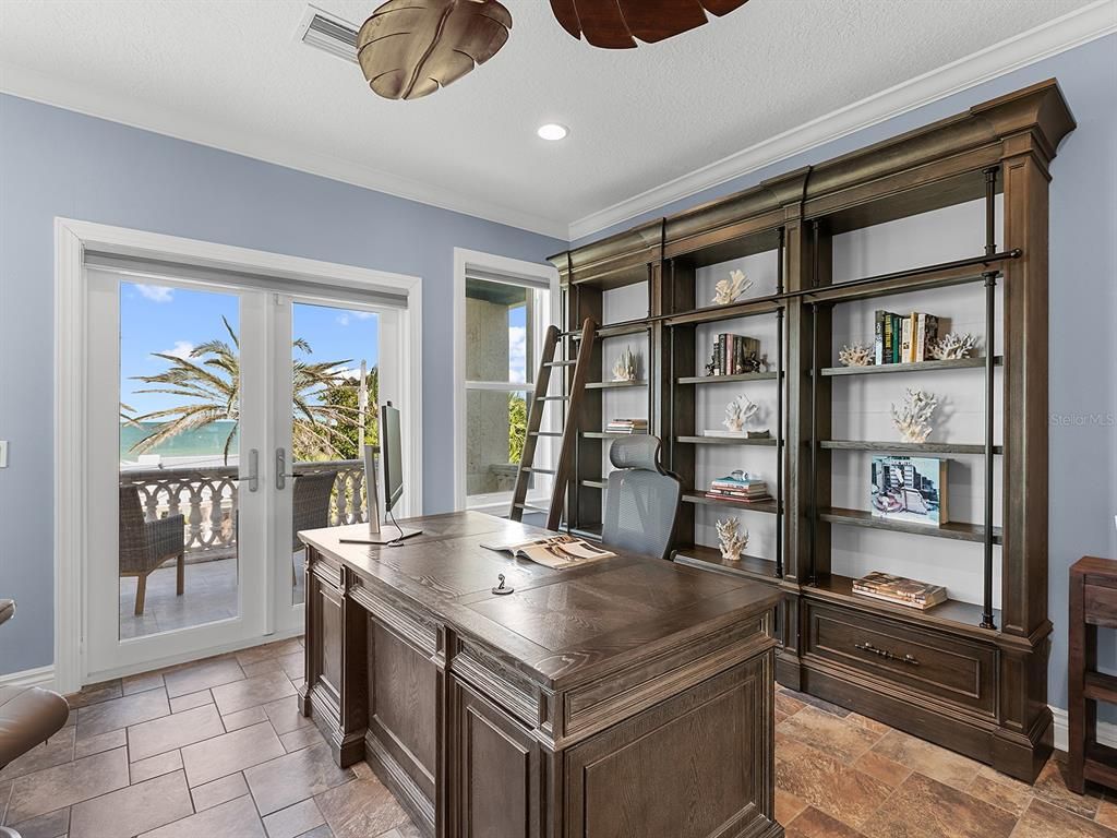 Home Office, Interior, Recessed Lighting, Water