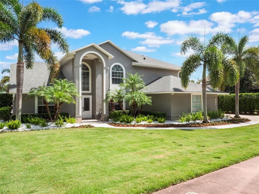 Backyard, Exterior, Facade, Mediterranean