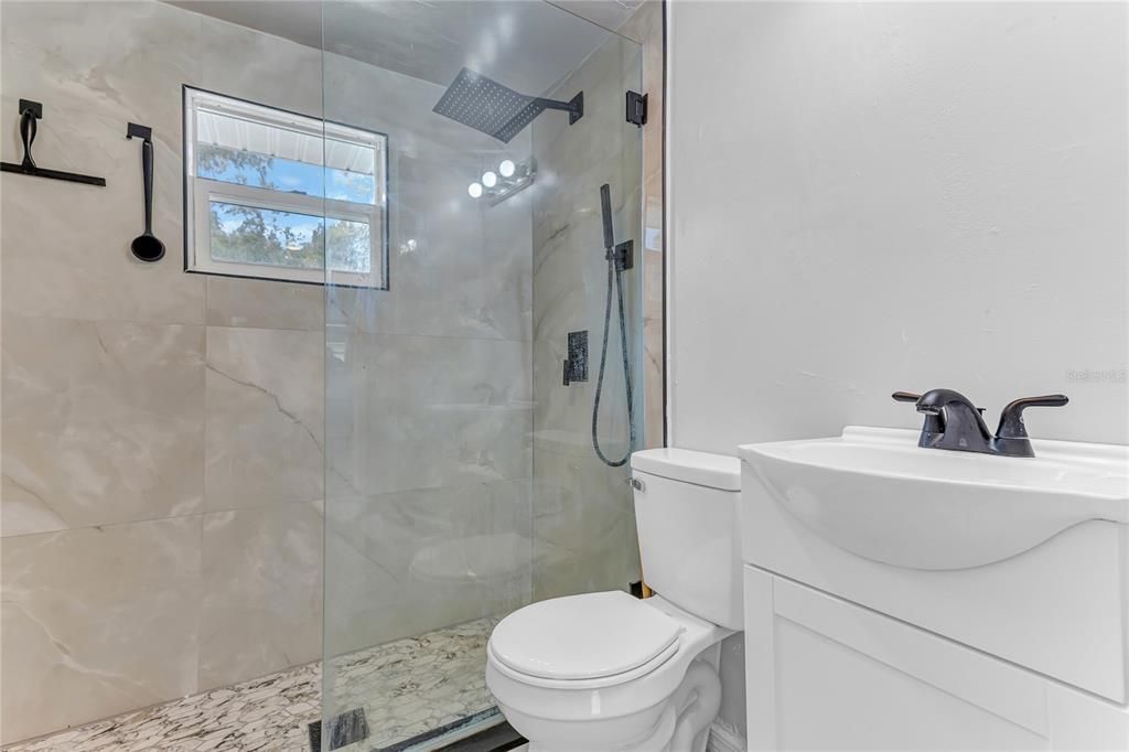 Bathroom, Glass Shower, Interior