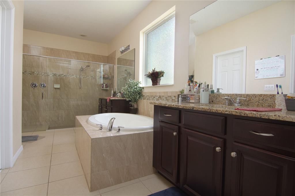 Bathroom, Dual Sink Vanities, Glass Shower, Interior