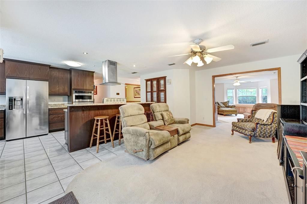 Interior, Kitchen, Living room, Recessed Lighting, Stainless Steel Appliances