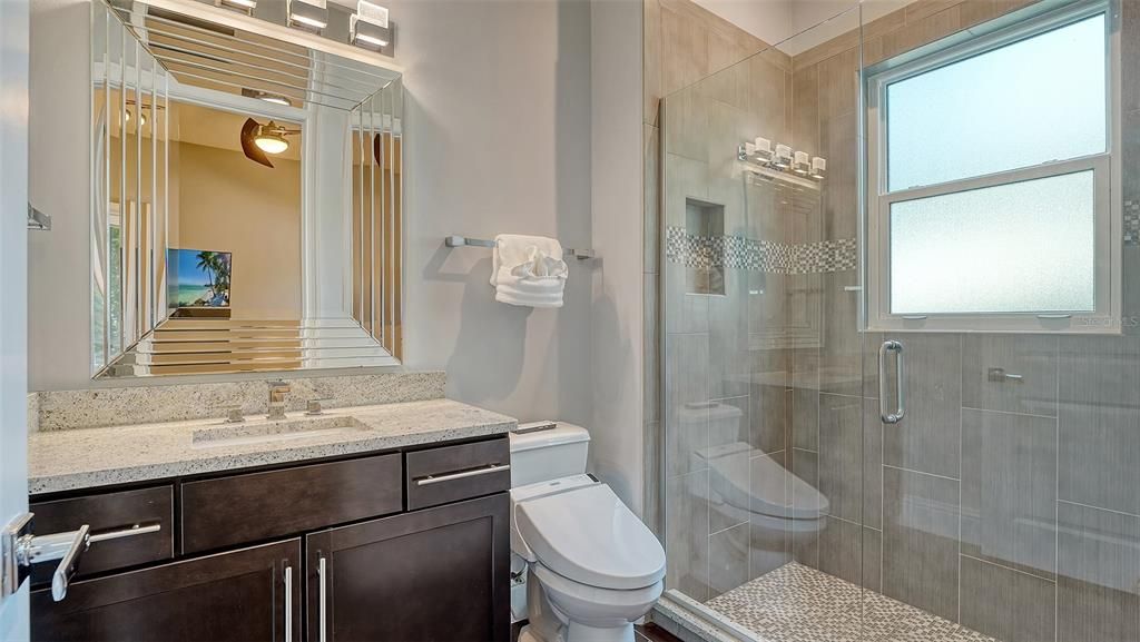 Bathroom, Glass Shower, Interior