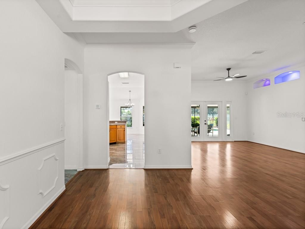 Empty room, Interior, Wood Texture Flooring