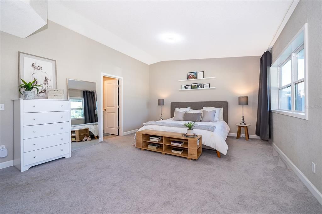Bedroom, Interior, Recessed Lighting