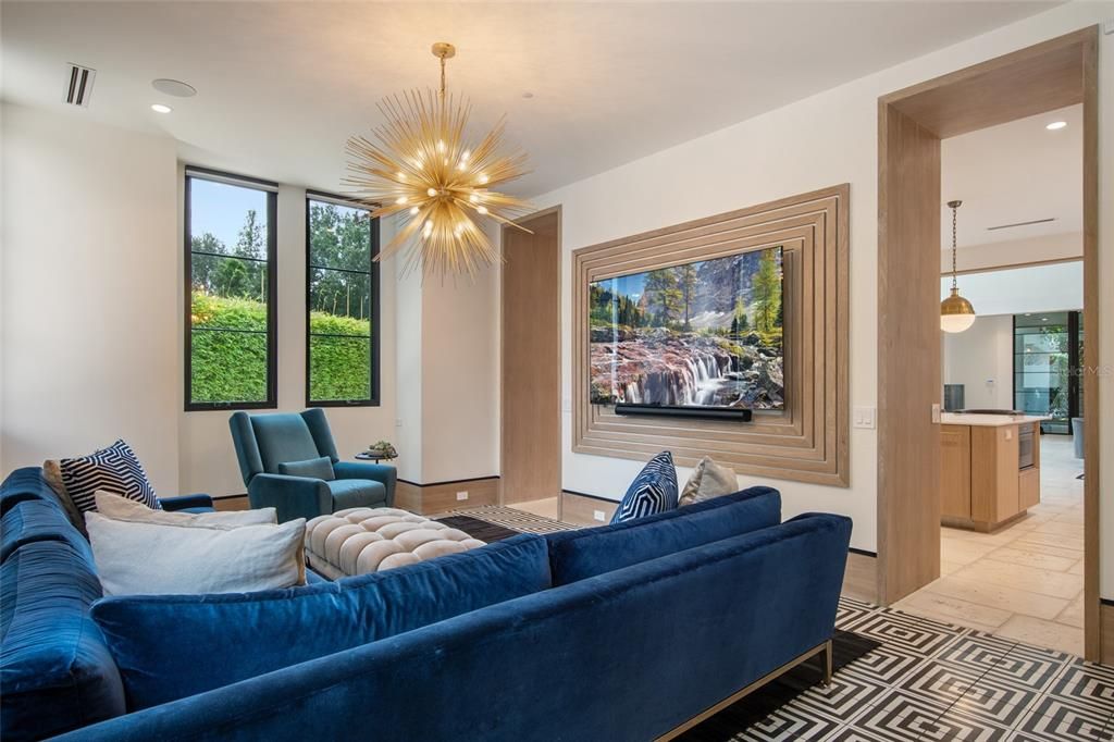 Interior, Living room, Pendant Lights, Recessed Lighting