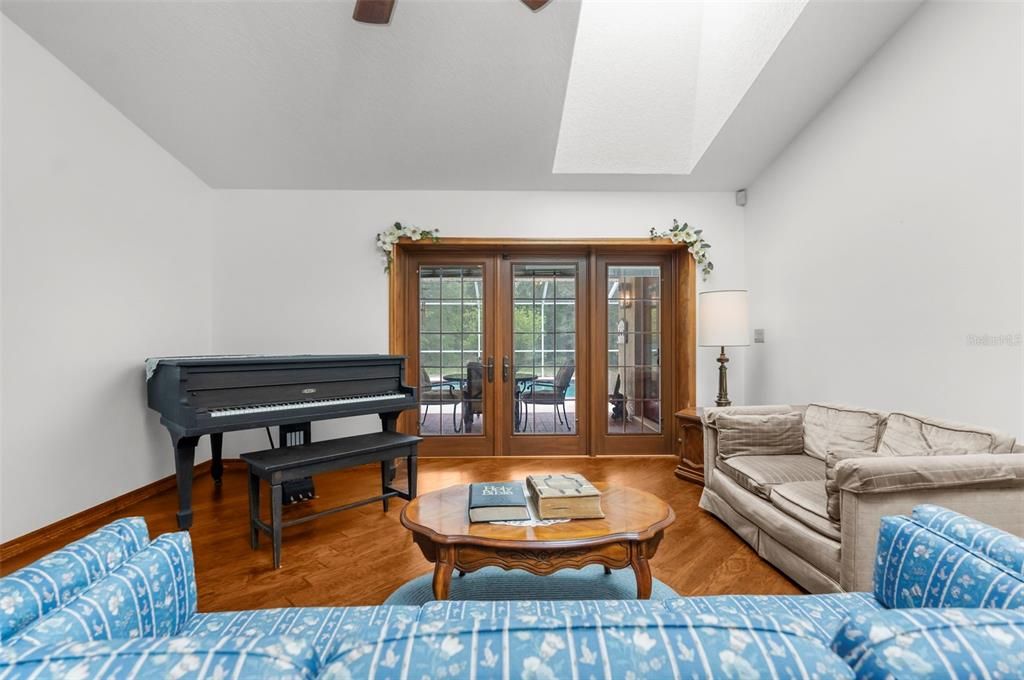 Interior, Living room, Piano, Wood Texture Flooring