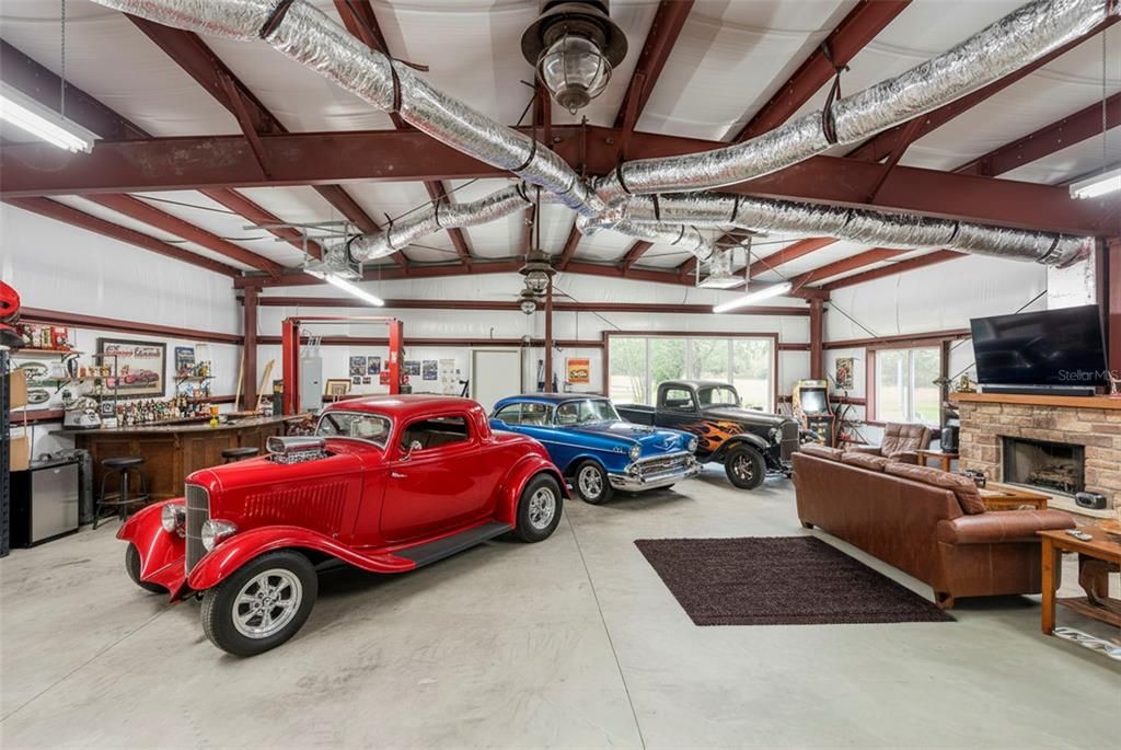 Garage, Interior, Stone Walls
