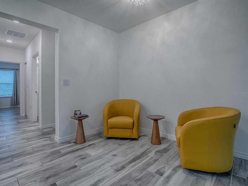 Interior, Recessed Lighting, Wood Texture Flooring