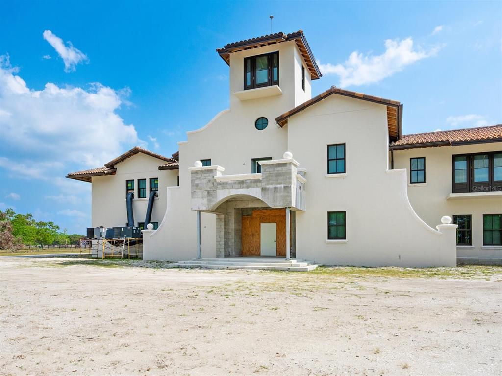 Backyard, Exterior, Facade, Spanish Mediterranean