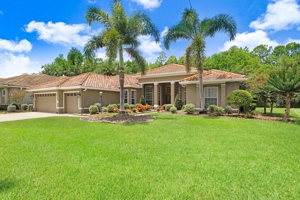 Attached, Backyard, Exterior, Facade, Mediterranean