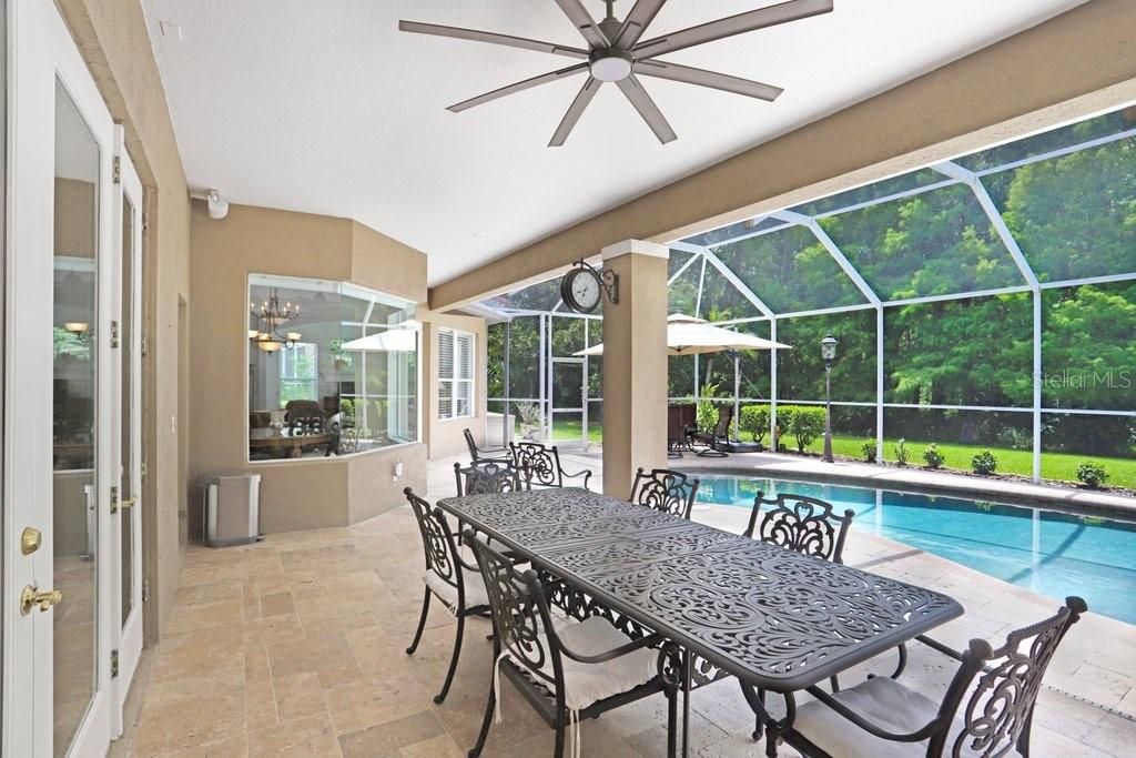 Dining room, Glass Ceilings, Interior, Pool, Sun Room
