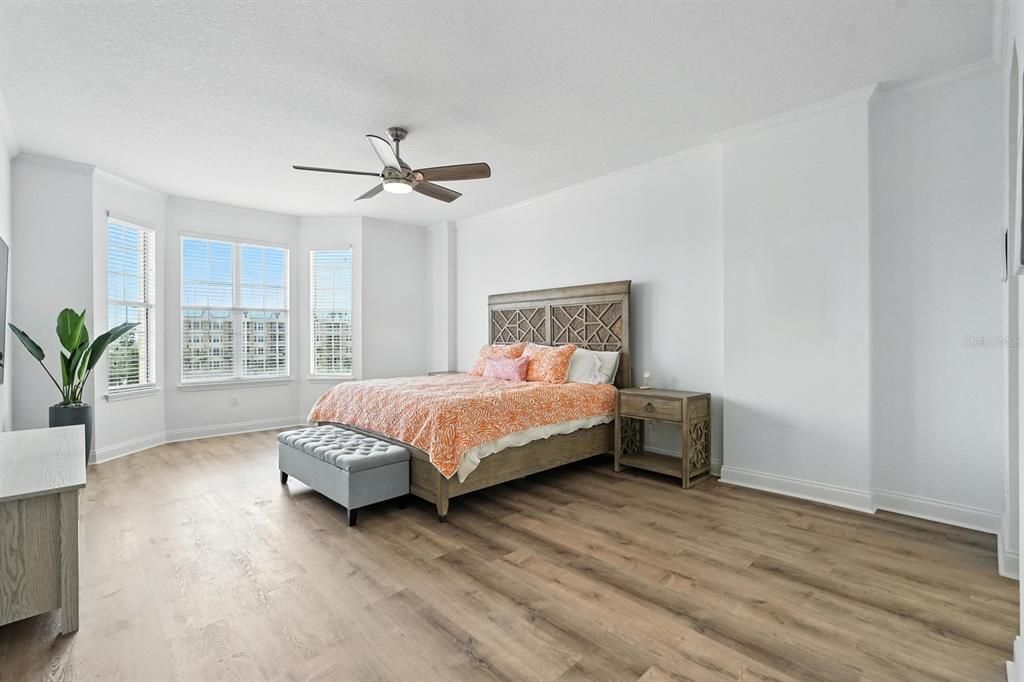 Bedroom, Interior, Wood Texture Flooring