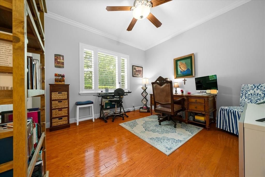 Home Office, Interior, Wood Texture Flooring