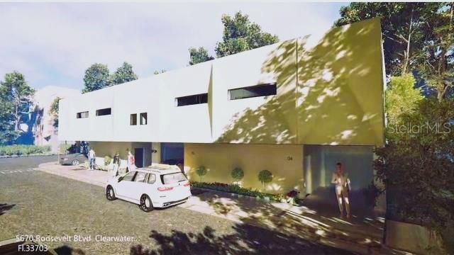 Exterior, Facade, Modern