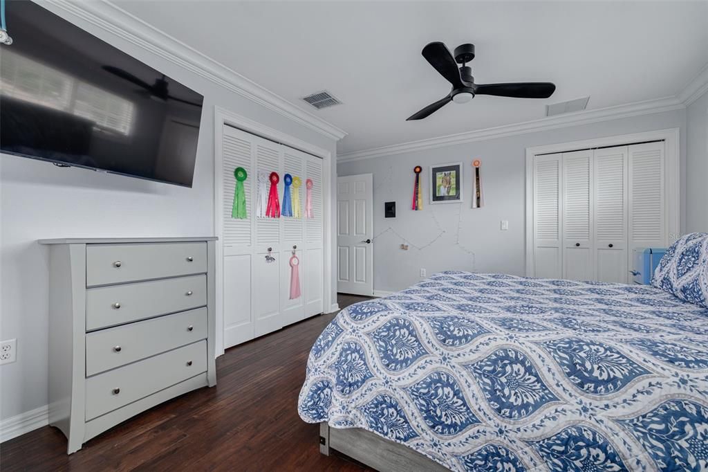 Bedroom, Interior, Wood Texture Flooring