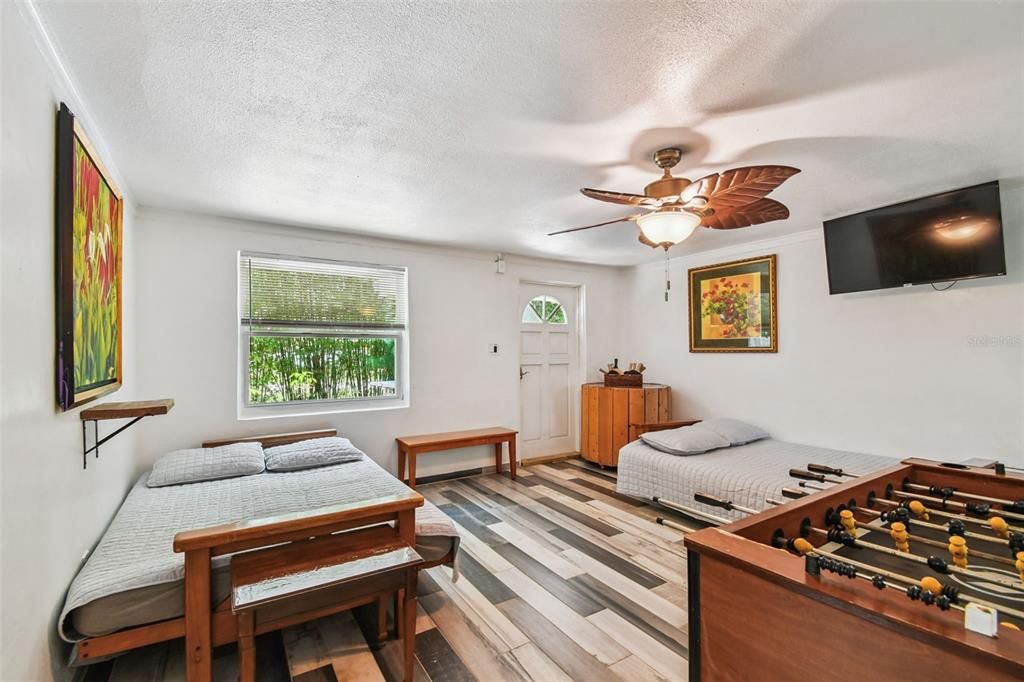 Dining room, Game Room, Interior, Wood Texture Flooring