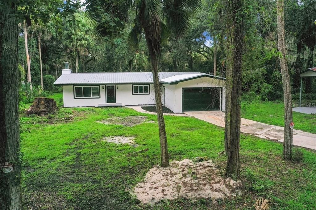 Attached, Backyard, Exterior, Facade, Ranch