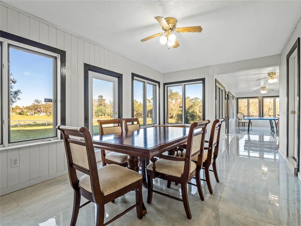 Dining room, Interior