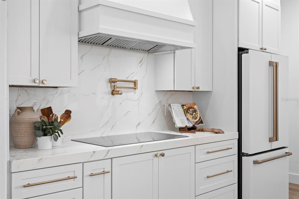 Interior, Kitchen, Marble Walls
