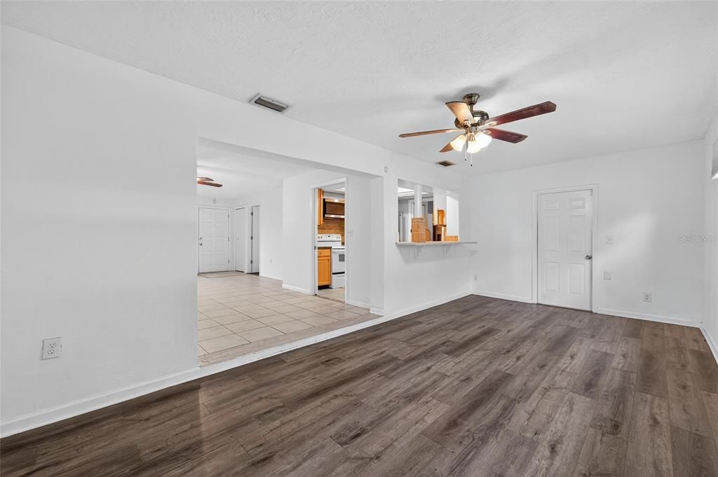Empty room, Interior, Wood Texture Flooring