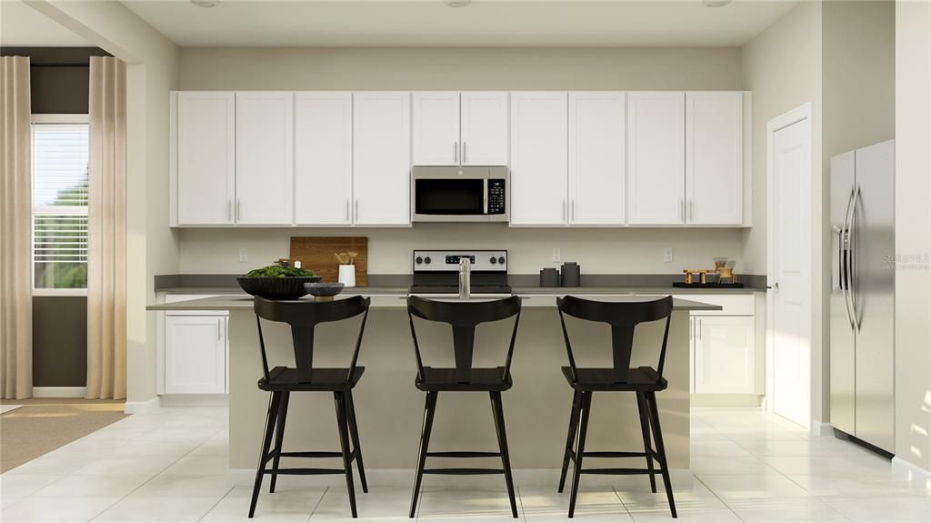 Interior, Kitchen, Recessed Lighting