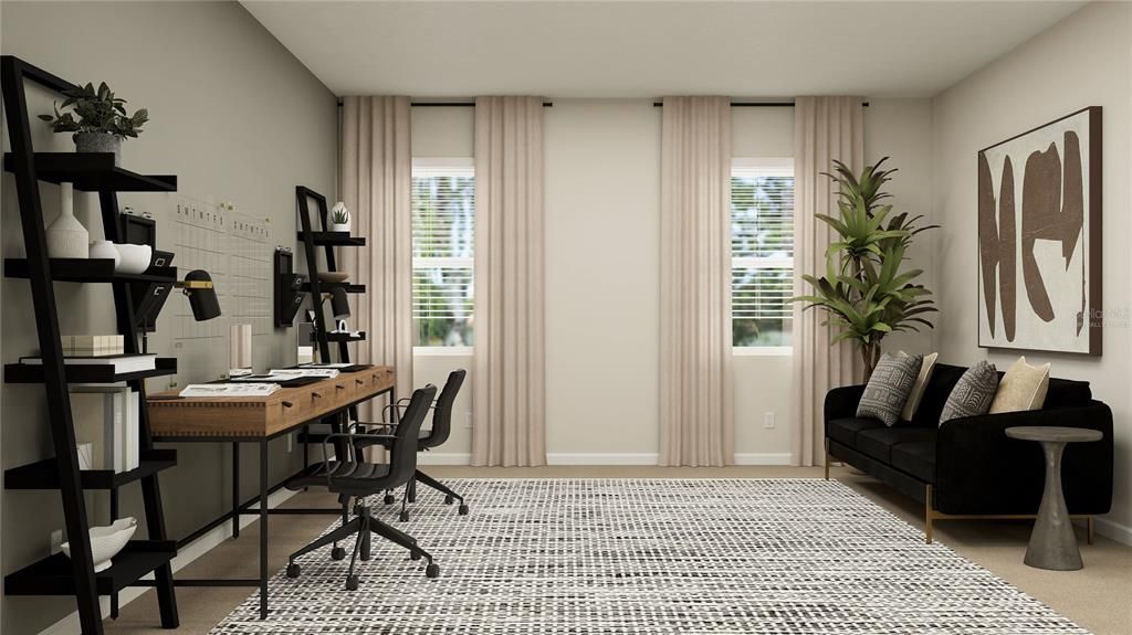 Fitness Equipment, Home Office, Interior