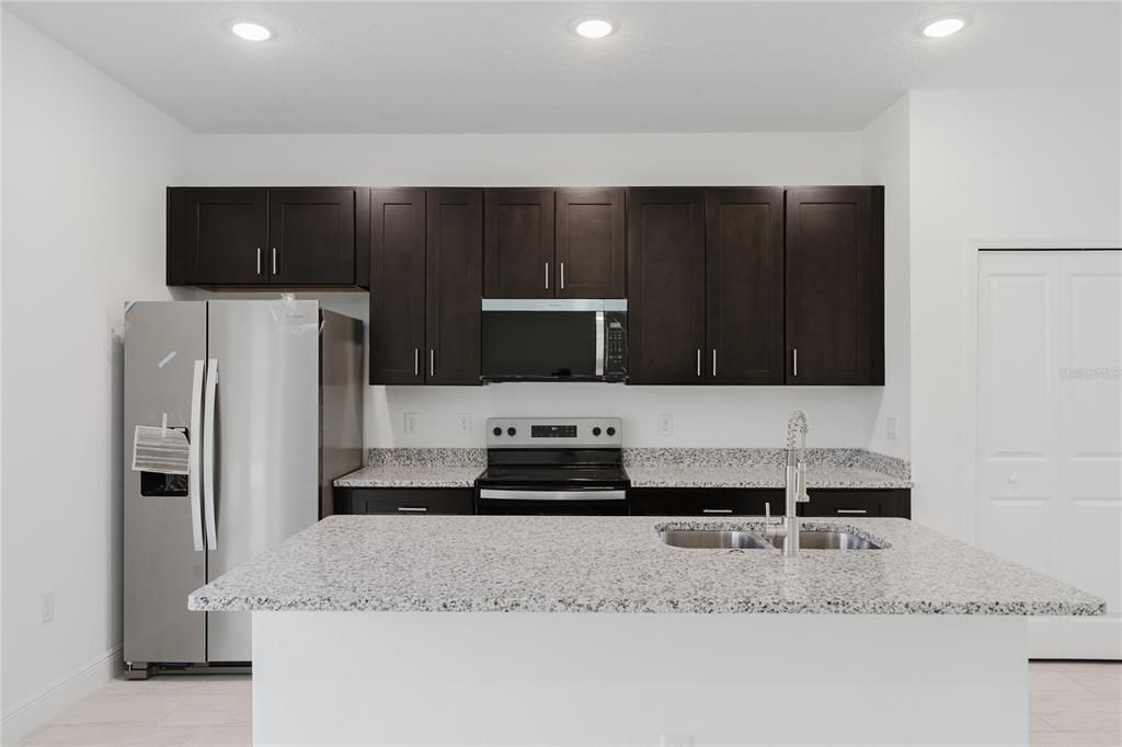 Interior, Kitchen, Recessed Lighting, Stainless Steel Appliances
