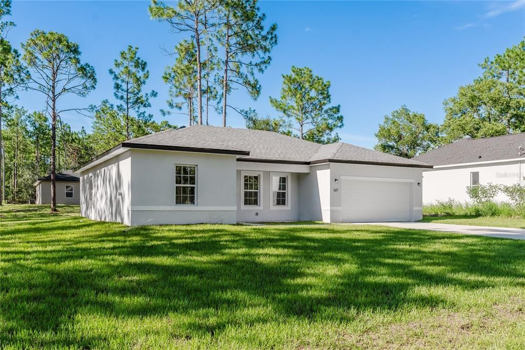 Attached, Backyard, Exterior, Facade, Ranch