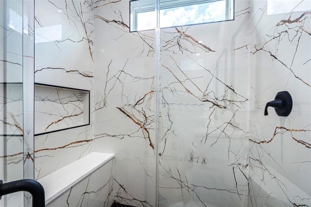 Bathroom, Interior, Marble Walls
