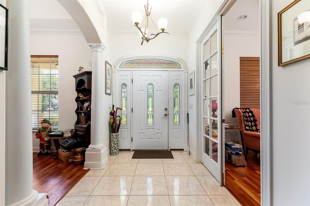 Chandelier, Interior, Marble, Wood Texture Flooring