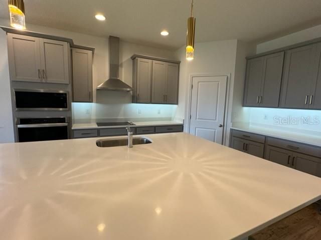 Interior, Kitchen, Pendant Lights, Recessed Lighting