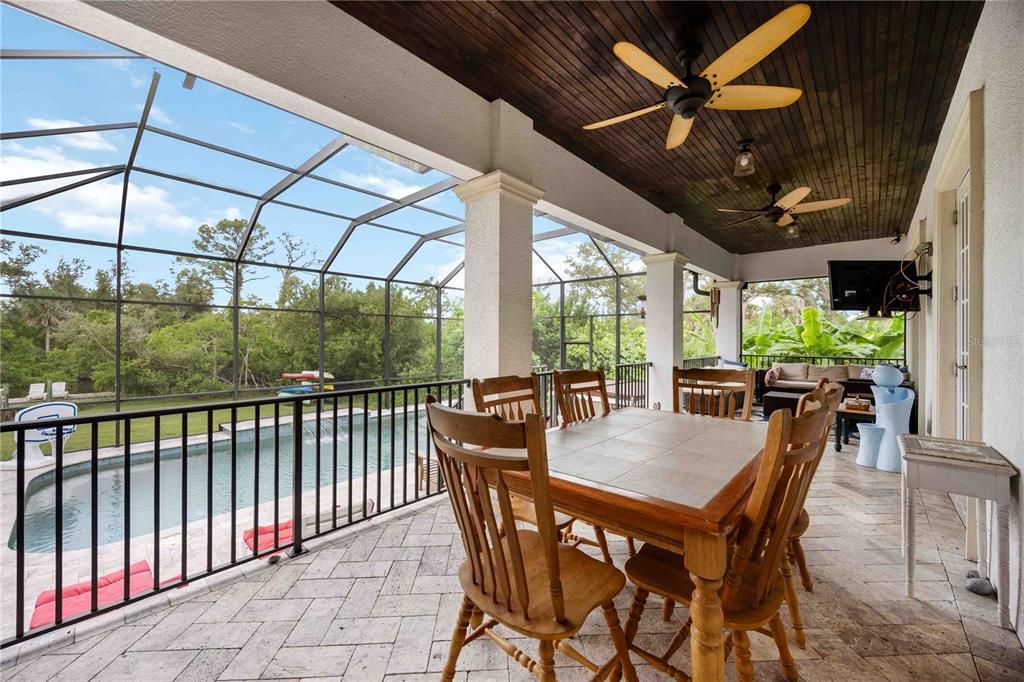 Dining room, Glass Ceilings, Interior, Pool, Sun Room