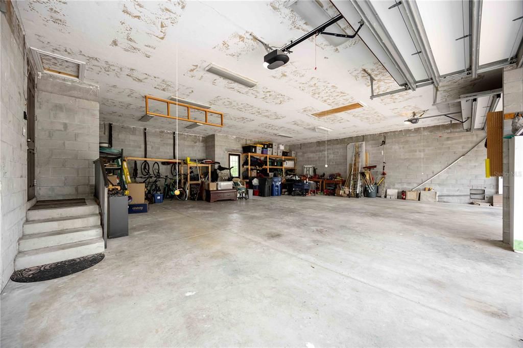 Garage, Interior, Stone Walls