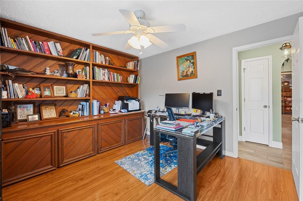Home Office, Interior, Wood Texture Flooring