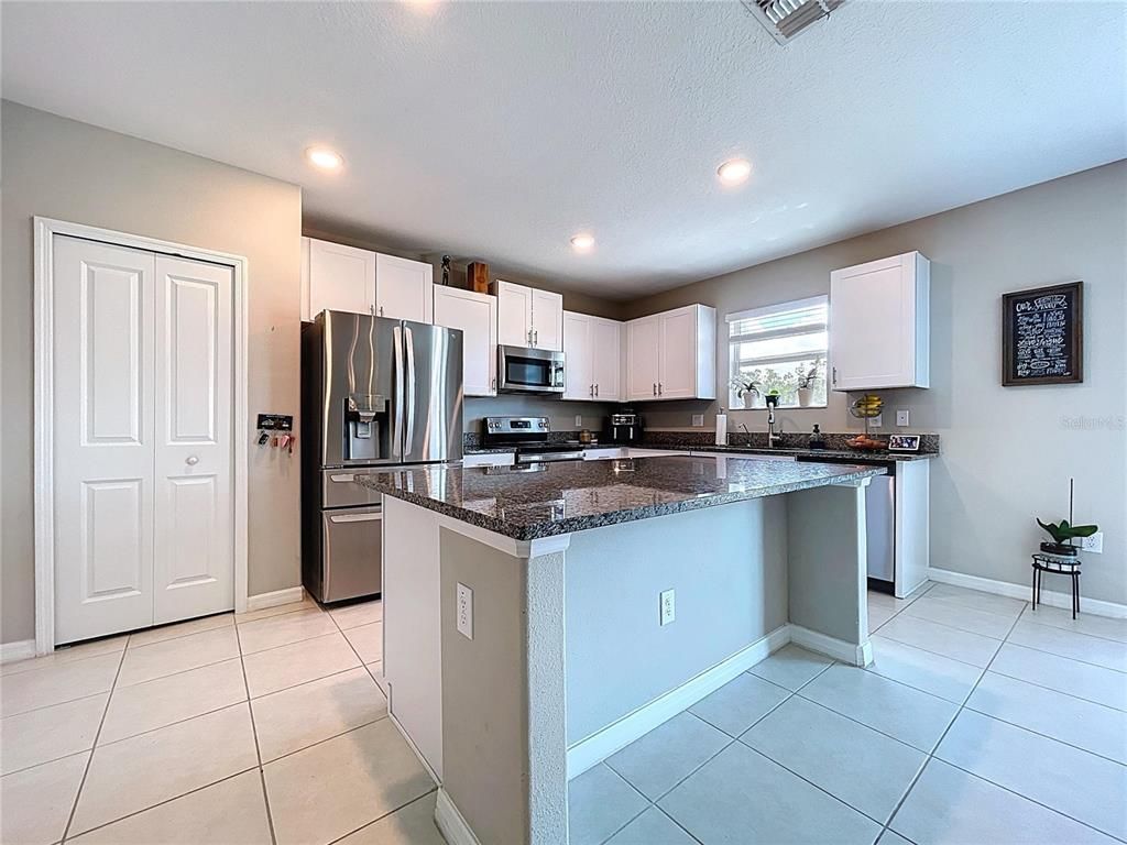 Interior, Kitchen, Recessed Lighting, Stainless Steel Appliances