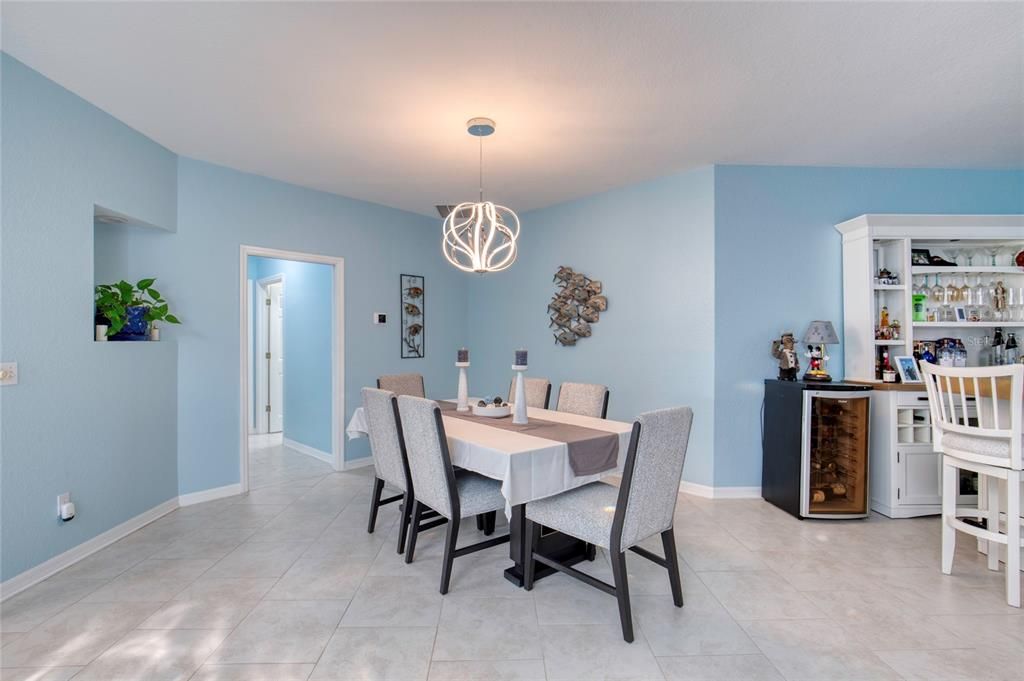 Dining room, Interior, Pendant Lights