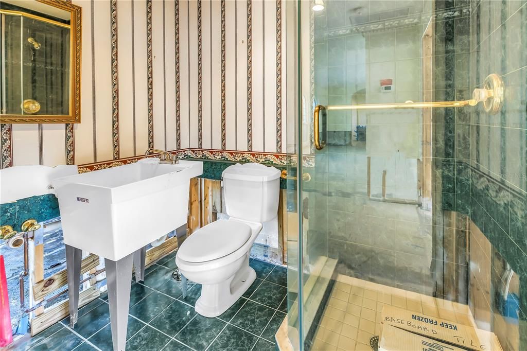 Bathroom, Glass Shower, Interior
