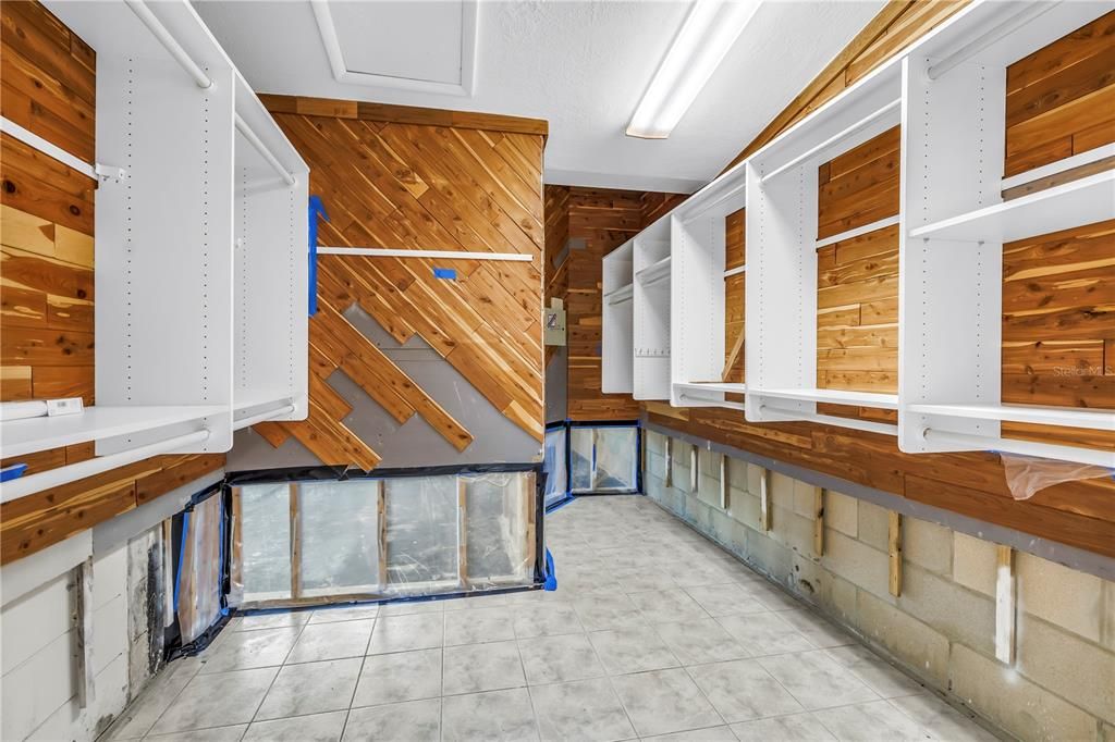 Interior, Wooden Walls