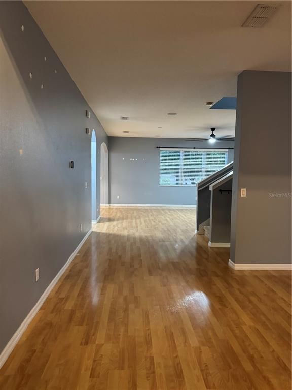 Empty room, Interior, Wood Texture Flooring